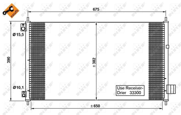 Конденсатор, кондиционер - 35780 NRF
