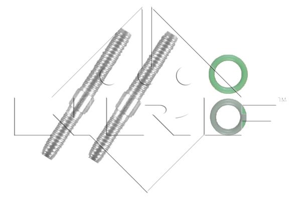Condenser, air conditioning - 35872 NRF
