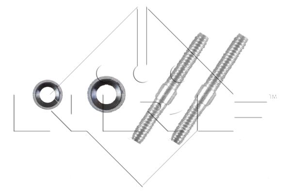 Condenser, air conditioning - 35918 NRF