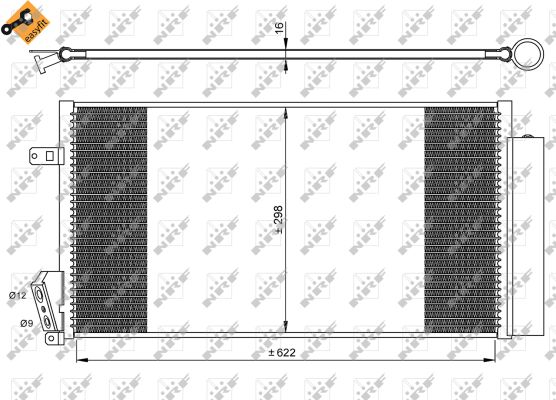 Condensatore, Climatizzatore - 35940 NRF