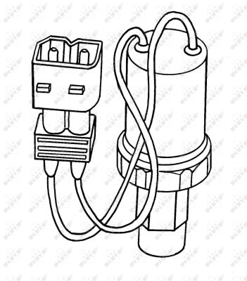 Pressure Switch, air conditioning - 38902 NRF