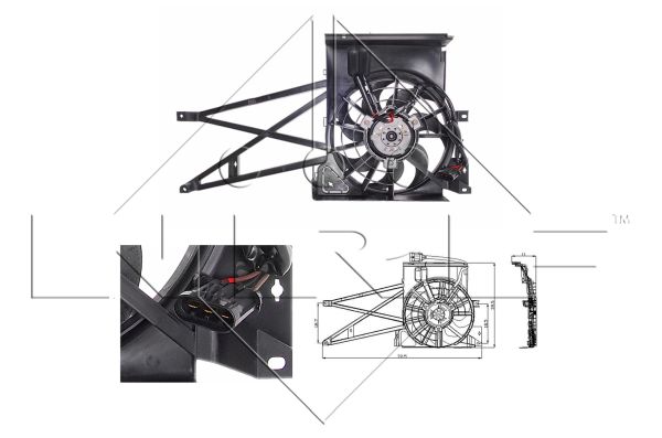 Fan, radiator - 47013 NRF