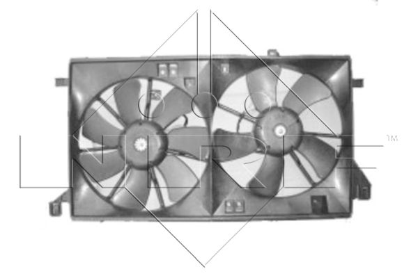 Ventola, Raffreddamento motore - 47290 NRF