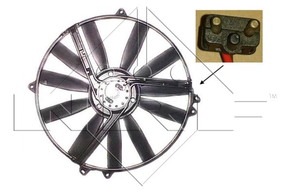 Ventola, Raffreddamento motore - 47300 NRF