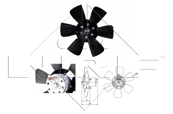Fan, radiator - 47390 NRF