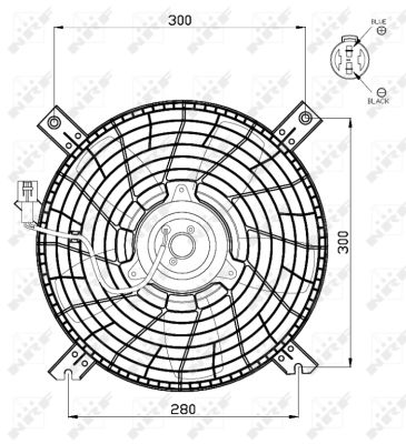 Fan, radiator - 47469 NRF