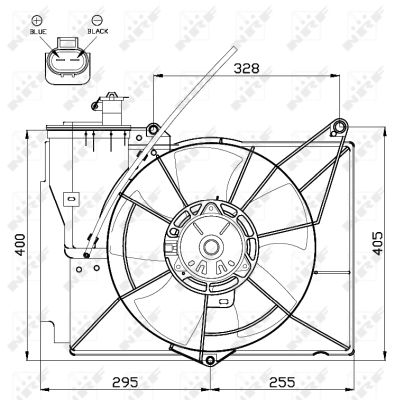 Fan, radiator - 47530 NRF