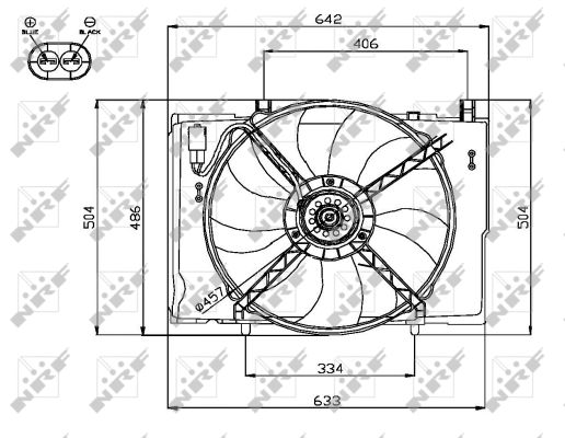 Ventola, Raffreddamento motore - 47741 NRF