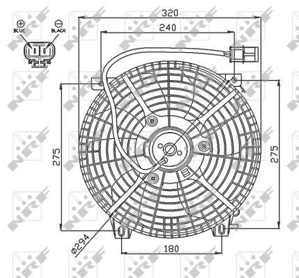 Ventola, Raffreddamento motore - 47752 NRF