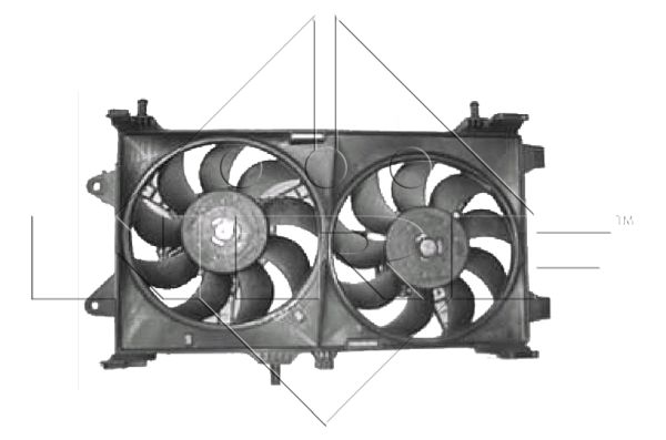 Ventola, Raffreddamento motore - 47802 NRF