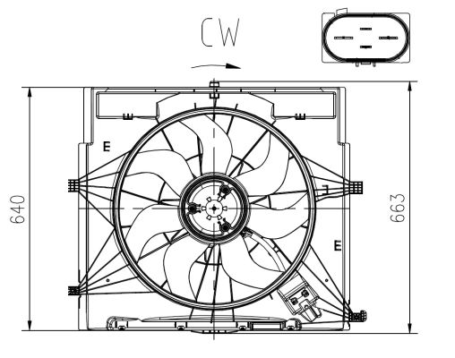 Fan, radiator - 47920 NRF