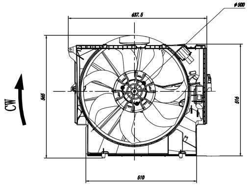 Ventola, Raffreddamento motore - 47923 NRF