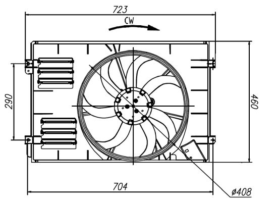 Fan, radiator - 47925 NRF
