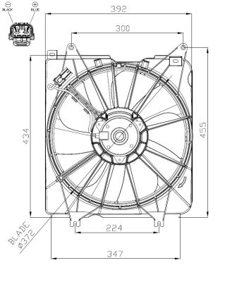 Ventola, Raffreddamento motore - 47935 NRF