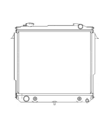 Radiator, engine cooling - 50300 NRF