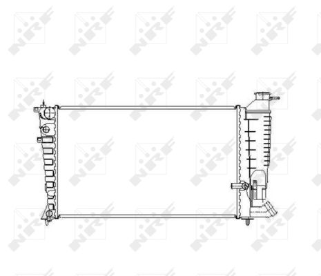 Radiator, engine cooling - 50474 NRF