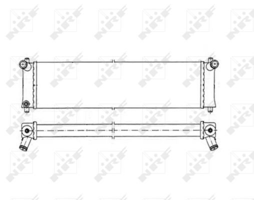 Radiator, engine cooling - 50547 NRF