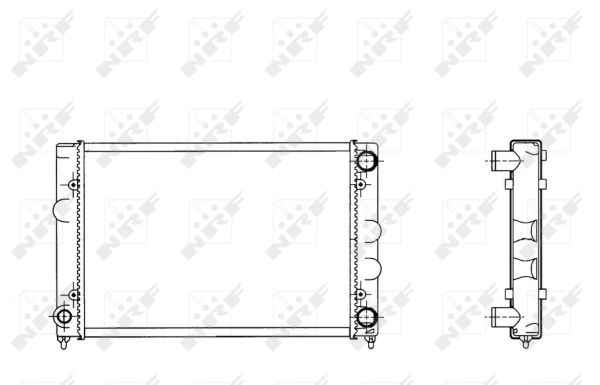 Radiatore, Raffreddamento motore - 509505 NRF