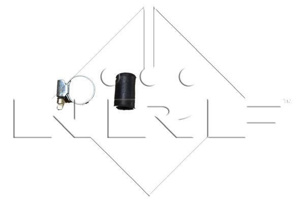 Радиатор, охлаждение двигателя - 509615 NRF