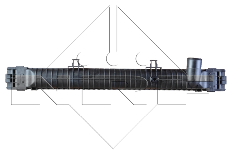 Radiator, engine cooling - 509725 NRF