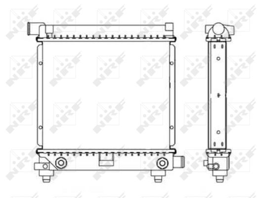 Radiatore, Raffreddamento motore - 517662 NRF
