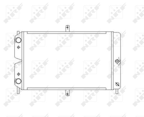 Radiator, engine cooling - 52008 NRF