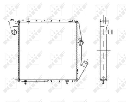 Radiator, engine cooling - 52026 NRF