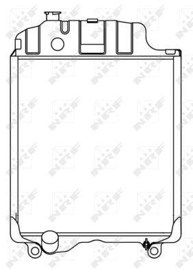 Radiator, engine cooling - 52243 NRF