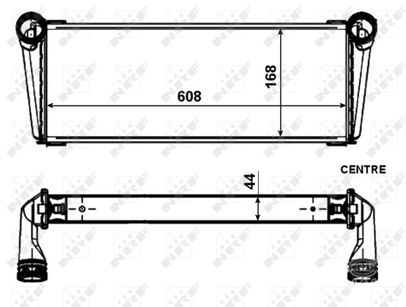 radiatorius, variklio aušinimas - 53009 NRF