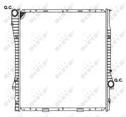 Radiator, engine cooling - 53183 NRF
