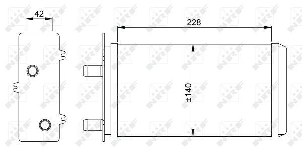 Heat Exchanger, interior heating - 53214 NRF