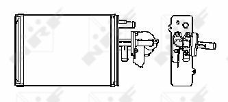 Heat Exchanger, interior heating - 53235 NRF