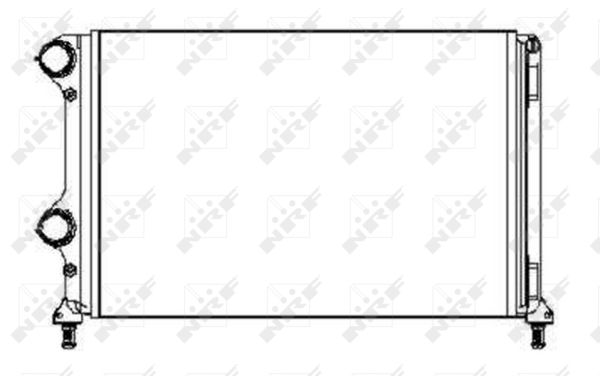 Radiator, engine cooling - 53245A NRF