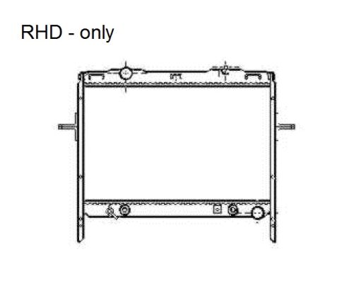 Radiator, engine cooling - 53369 NRF