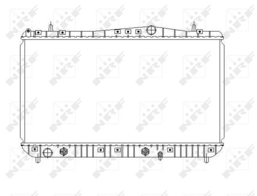 Radiator, engine cooling - 53385 NRF