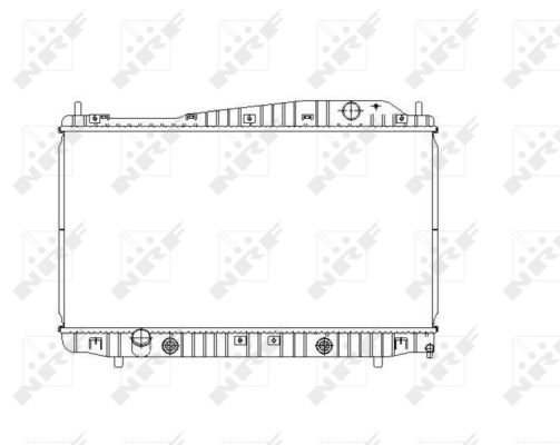 Radiator, engine cooling - 53482 NRF