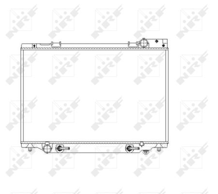 Radiatore, Raffreddamento motore - 53539 NRF