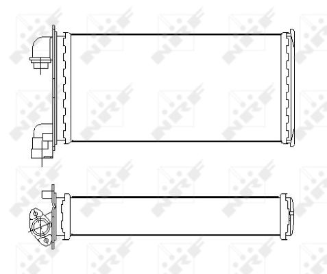 Heat Exchanger, interior heating - 53543 NRF
