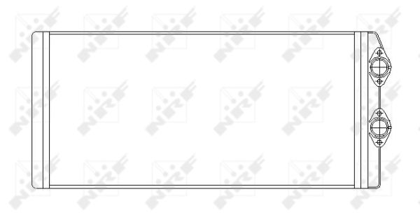 Heat Exchanger, interior heating - 53545 NRF
