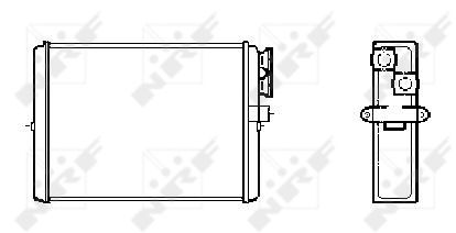 Heat Exchanger, interior heating - 53559 NRF