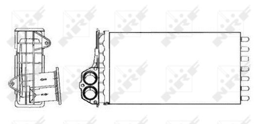Heat Exchanger, interior heating - 53634 NRF