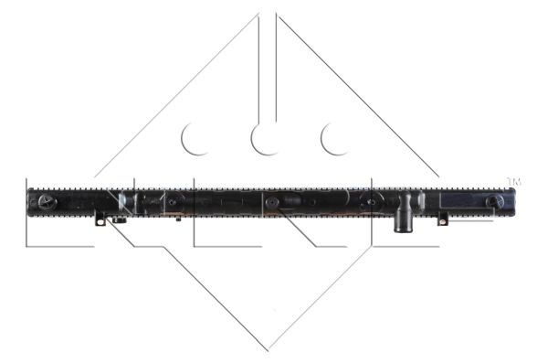 Radiator, engine cooling - 53830 NRF