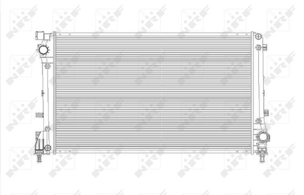 Radiator, engine cooling - 53835 NRF