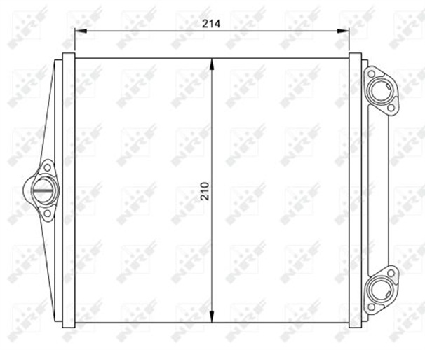 Heat Exchanger, interior heating - 54248 NRF