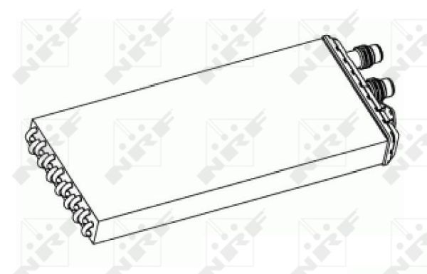 Heat Exchanger, interior heating - 54255 NRF