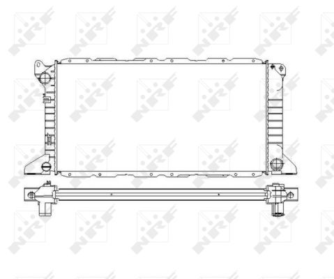 Radiatore, Raffreddamento motore - 54754 NRF