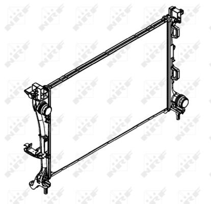 Radiator, engine cooling - 58422 NRF