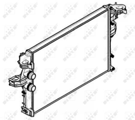 Radiatore, Raffreddamento motore - 58430 NRF