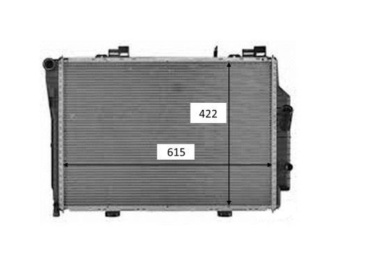 Radiatore, Raffreddamento motore - 58489 NRF
