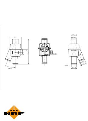 Thermostat, coolant - 725018 NRF